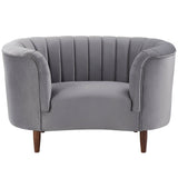 Millephri Gray Chair - Ornate Home