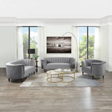 Millephri Gray Loveseat - Ornate Home