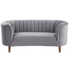 Millephri Gray Loveseat - Ornate Home