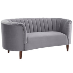 Millephri Gray Loveseat - Ornate Home