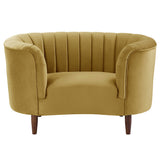 Millephri Olive Yellow Chair - Ornate Home