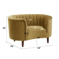 Millephri Olive Yellow Chair - Ornate Home