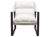 Miller White Accent Chair - Ornate Home