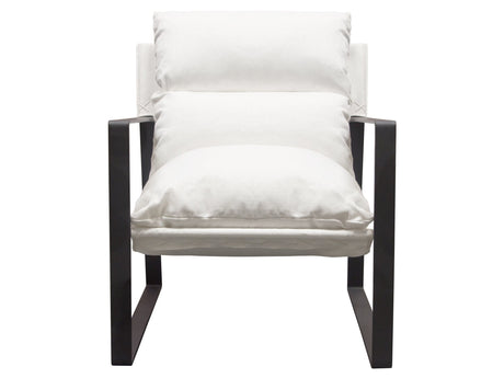 Miller White Accent Chair - Ornate Home