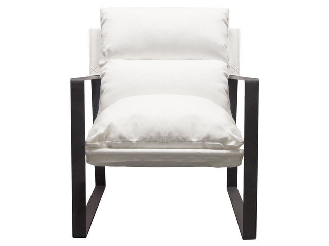 Miller White Accent Chair - Ornate Home