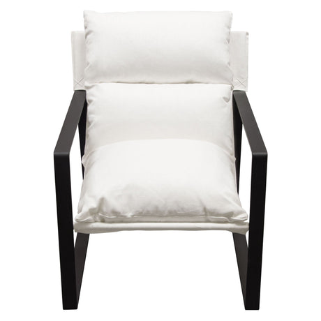 Miller White Accent Chair - Ornate Home