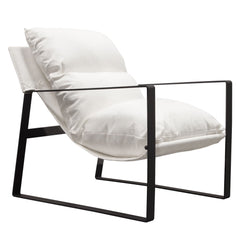 Miller White Accent Chair - Ornate Home