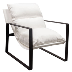 Miller White Accent Chair - Ornate Home