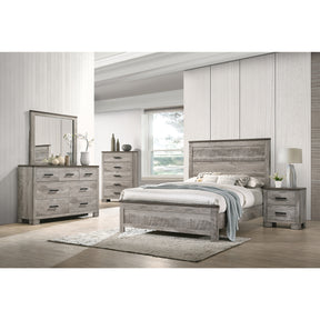 Millers Cove Gray 3-Piece Queen Panel Bedroom Set - Ornate Home