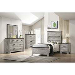 Millers Cove Gray 4-Piece Twin Bedroom Set - Ornate Home