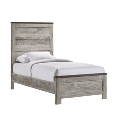 Millers Cove Gray 4-Piece Twin Bedroom Set - Ornate Home