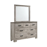 Millers Cove Gray 5-Piece Full Bedroom Set - Ornate Home