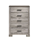 Millers Cove Gray 5-Piece Full Bedroom Set - Ornate Home