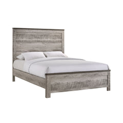 Millers Cove Gray 5-Piece Queen Panel Bedroom Set - Ornate Home