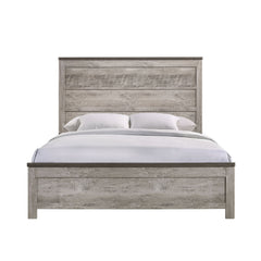 Millers Cove Gray King Panel Bed - Ornate Home