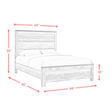 Millers Cove Grey 4-Piece Queen Bedroom Set with 2 Nightstands & Chest - Ornate Home