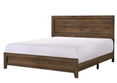 Millie Cherry Brown Panel Bedroom Set - Ornate Home