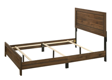 Millie Cherry Brown Panel Bedroom Set - Ornate Home