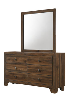 Millie Cherry Brown Panel Bedroom Set - Ornate Home