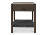 Millie Dark Brown Nightstand - Ornate Home