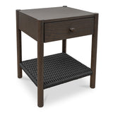 Millie Dark Brown Nightstand - Ornate Home
