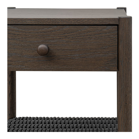 Millie Dark Brown Nightstand - Ornate Home