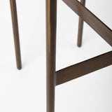 Millie Gold Hair-On-Hide Seat Bar Stool - Ornate Home