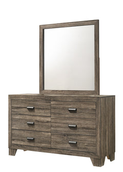Millie Grey Upholstered Panel Bedroom Set - Ornate Home