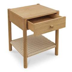 Millie Natural Nightstand - Ornate Home
