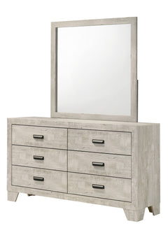 Millie White Dresser Mirror - Ornate Home