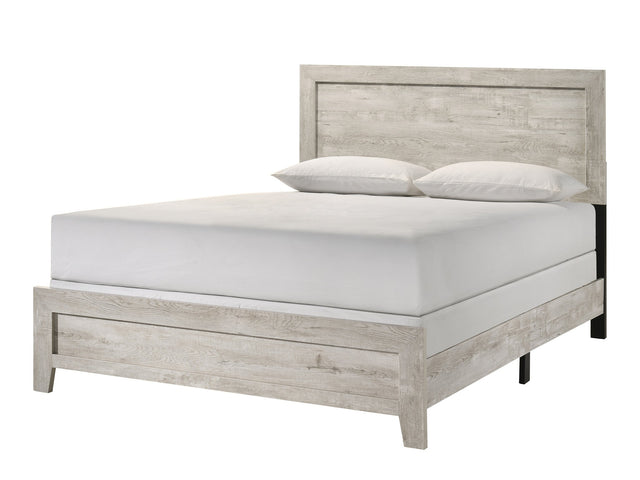 Millie White King Bed In One Box - Ornate Home