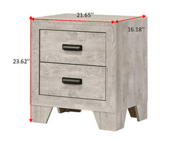 Millie White Nightstand - Ornate Home