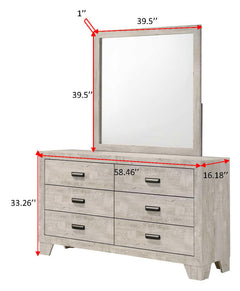 Millie White Panel Bedroom Set - Ornate Home