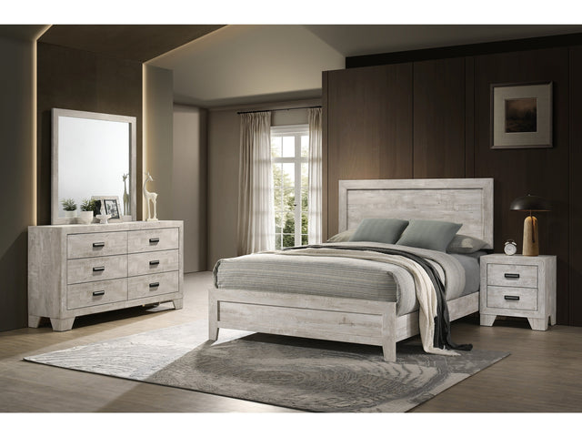 Millie White Panel Bedroom Set - Ornate Home