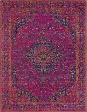 Milliken Magenta Area Rug - Ornate Home