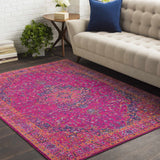 Milliken Magenta Area Rug - Ornate Home