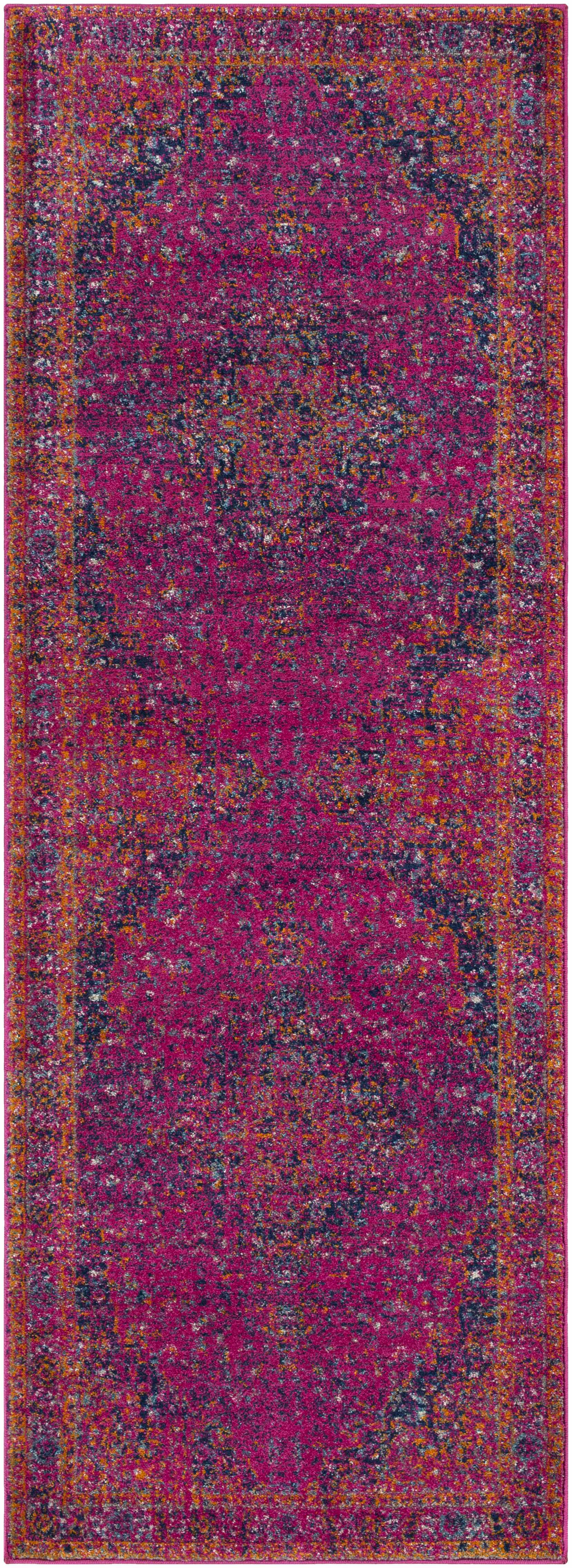 Milliken Magenta Area Rug - Ornate Home