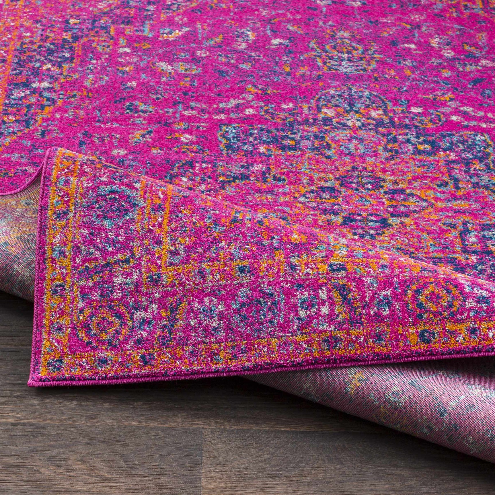 Milliken Magenta Area Rug - Ornate Home