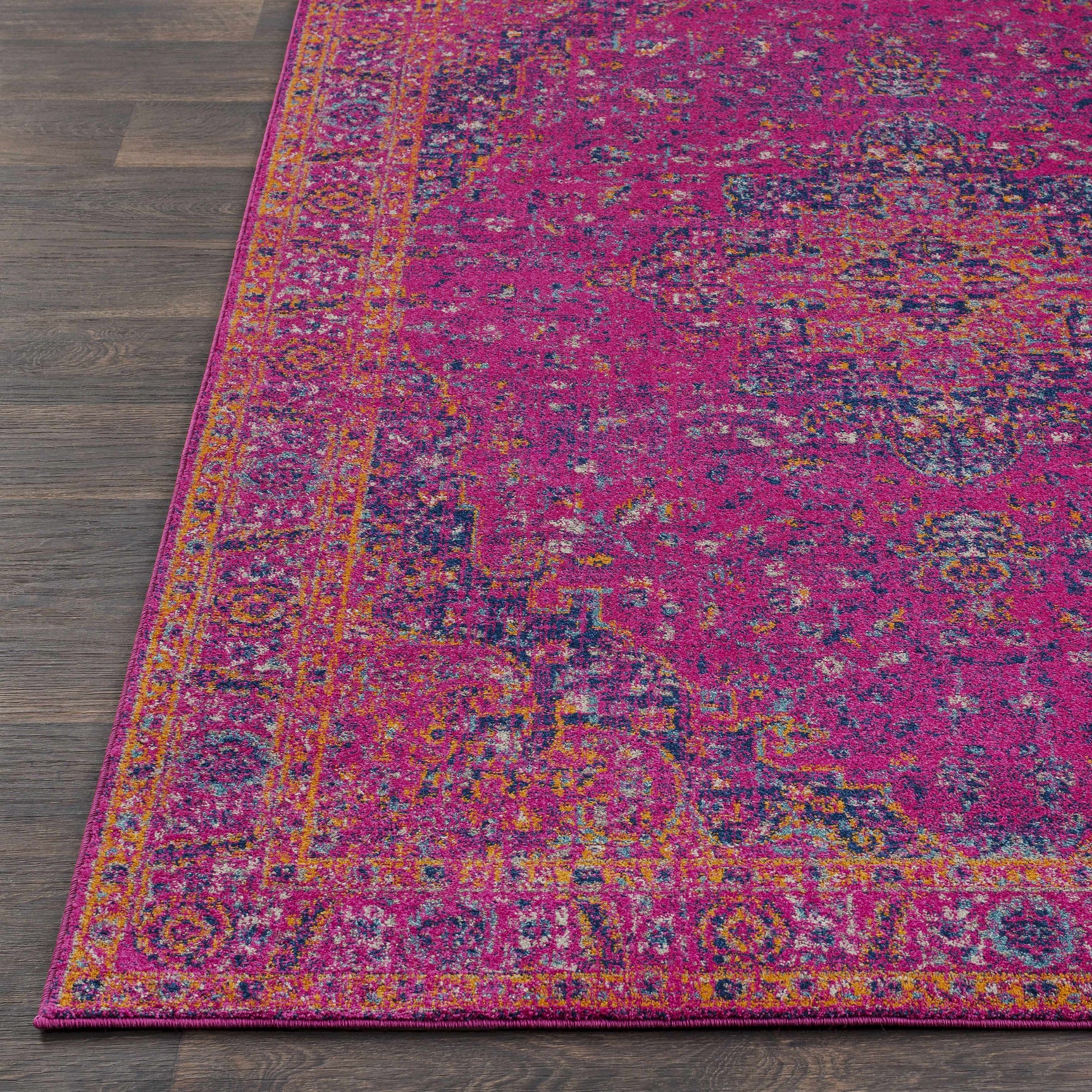 Milliken Magenta Area Rug - Ornate Home