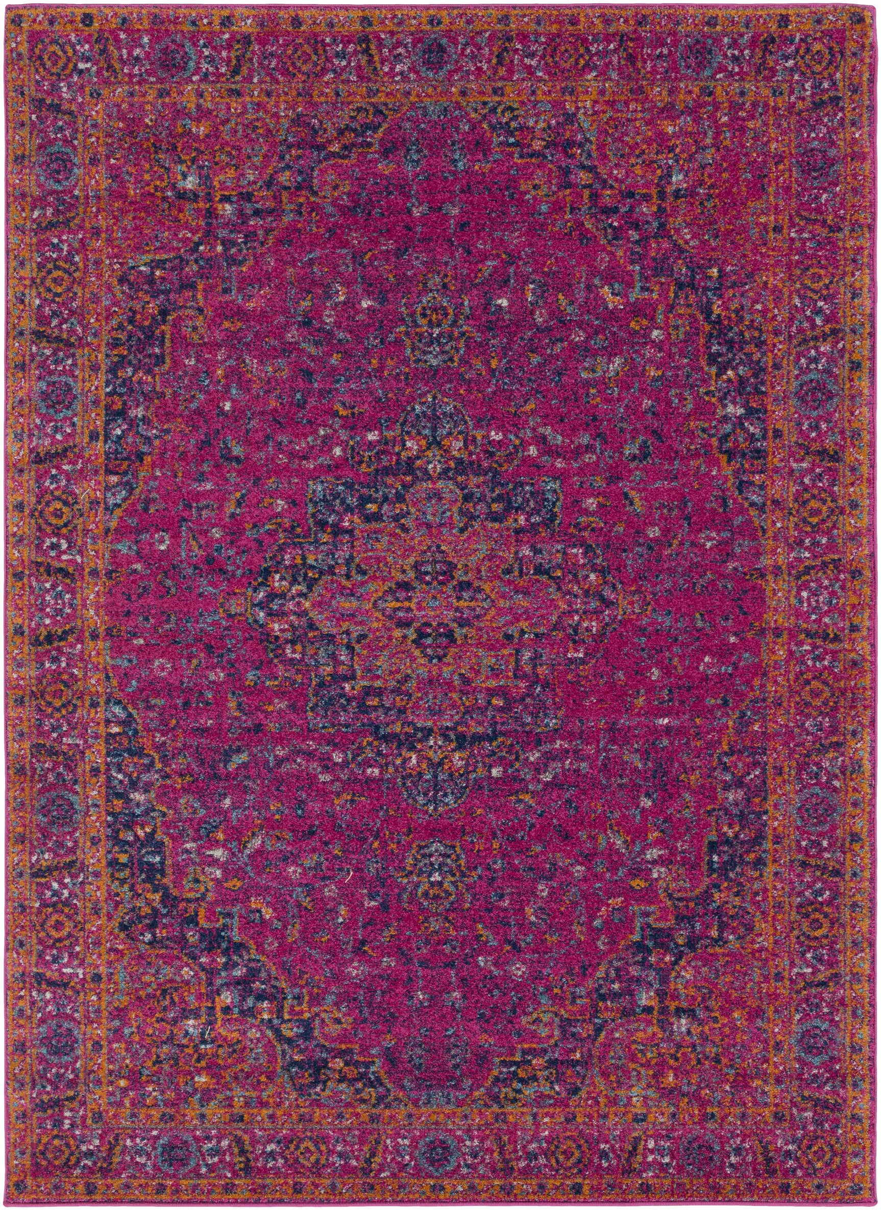 Milliken Magenta Area Rug - Ornate Home