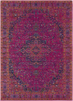 Milliken Magenta Area Rug - Ornate Home