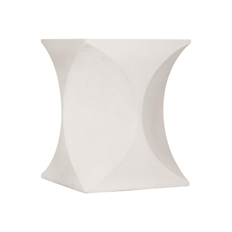 Millim White Outdoor Accent Table - Ornate Home