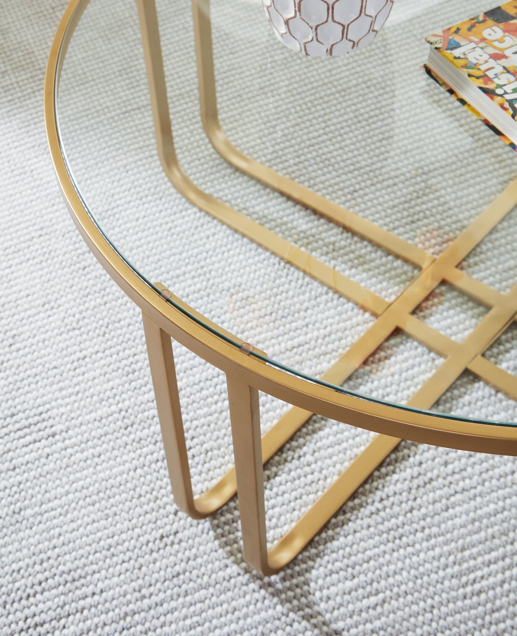 Milloton Gold Occasional Table Set (Set of 3) (Online Special Price) - Ornate Home