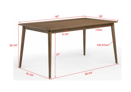 Mills Brown Dining Set - Ornate Home