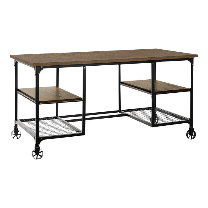 Millwood Brown Writing Desk - Ornate Home