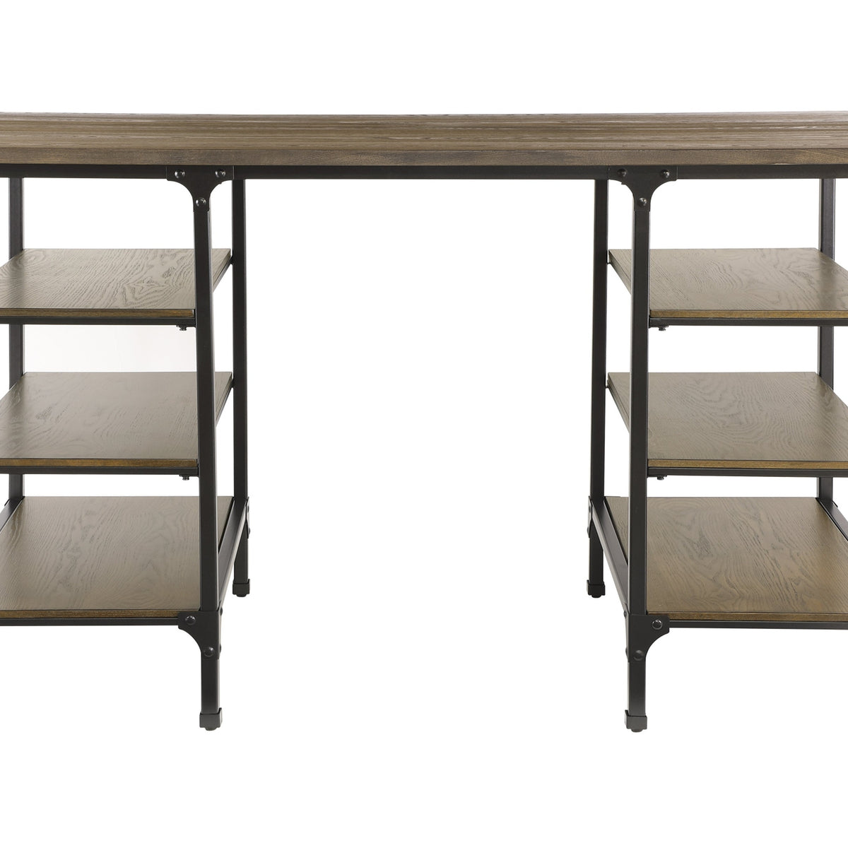 Homelegance Millwood Weathered Natural Counter Height Writing Desk ...