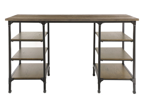 Millwood Weathered Natural Counter Height Writing Desk - Ornate Home