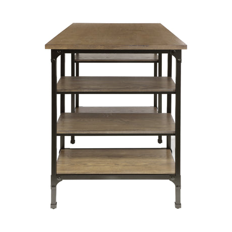 Millwood Weathered Natural Counter Height Writing Desk - Ornate Home