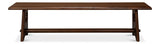 Millwright Brown Mahogany Bench - Ornate Home
