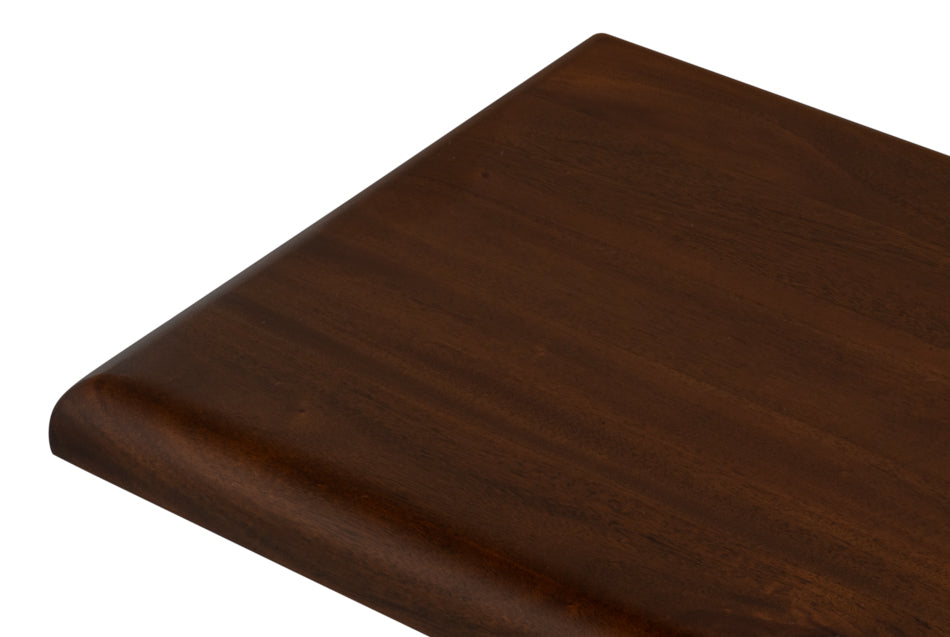 Millwright Brown Mahogany Bench - Ornate Home